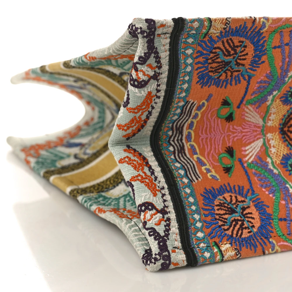 Lushentic Designer Large Lights Book Tote - Multicolor Canvas - Image 3