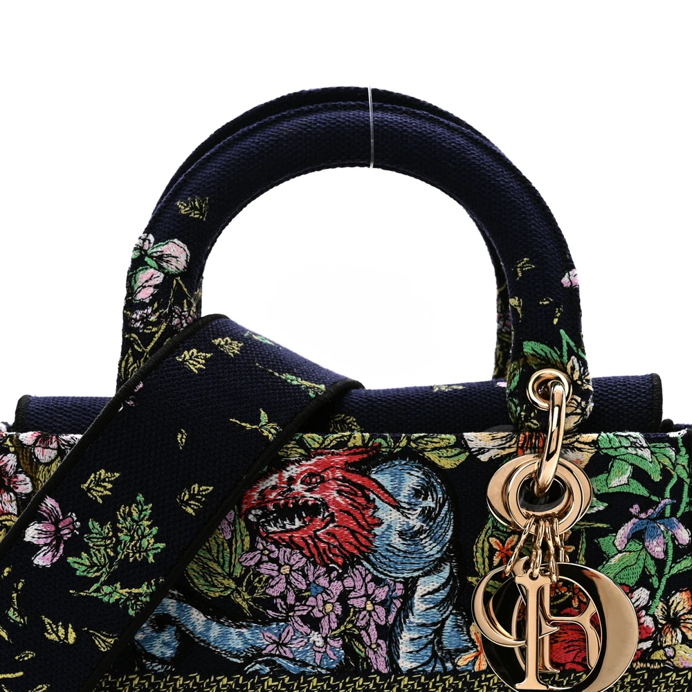 Lushentic Reviews: Lady D-Lite Blue Multicolor Embroidered Canvas - Image 9