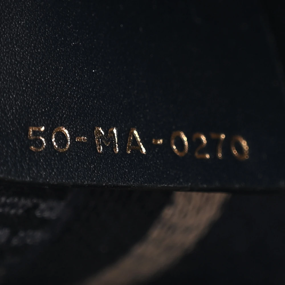 Lushentic Quality Bags: Mini Book Tote Blue Velvet Oblique Embroidered - Image 9