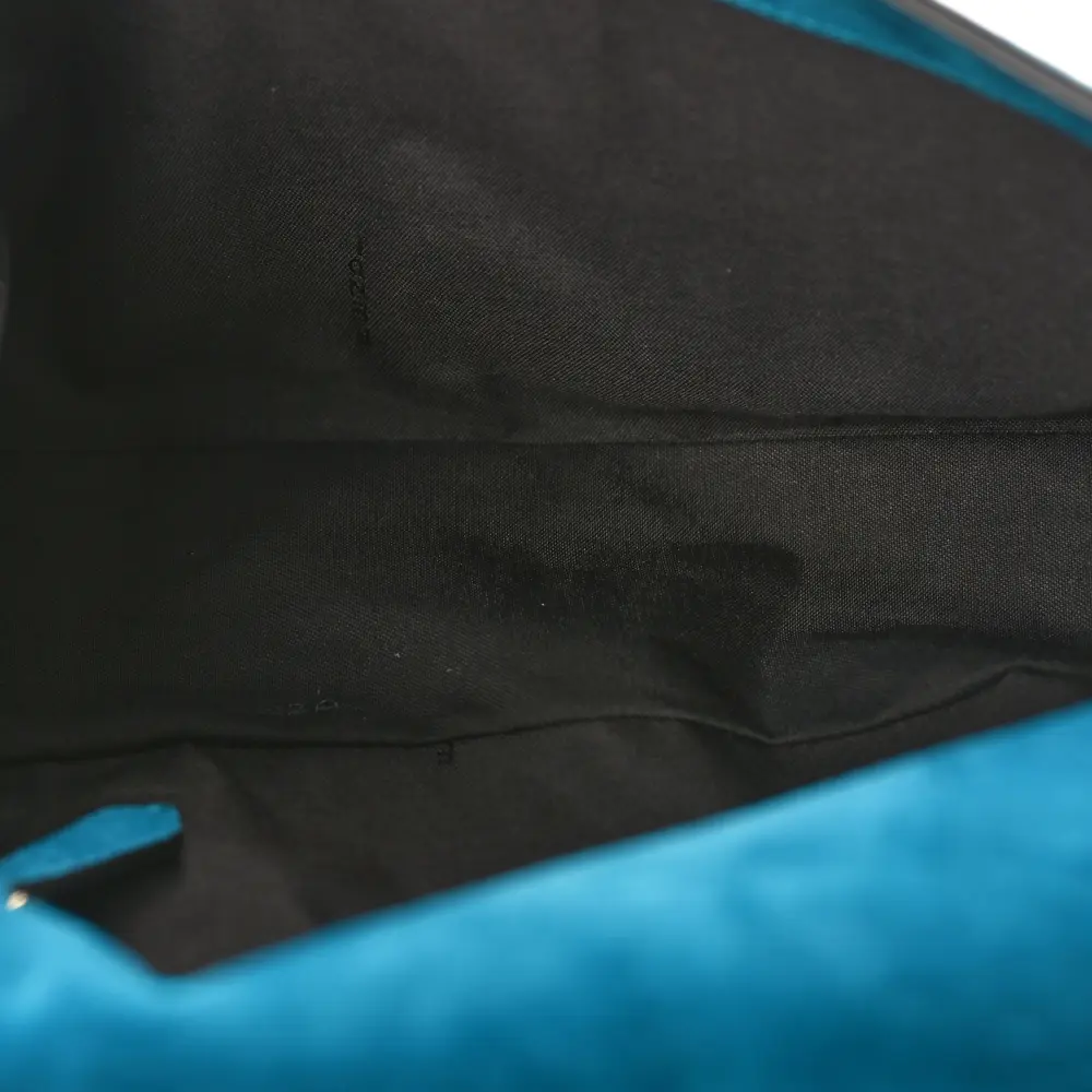 Lushentic Quality Bags - Baguette Ottanio Chamois Leather & Gold Hardware - Image 7