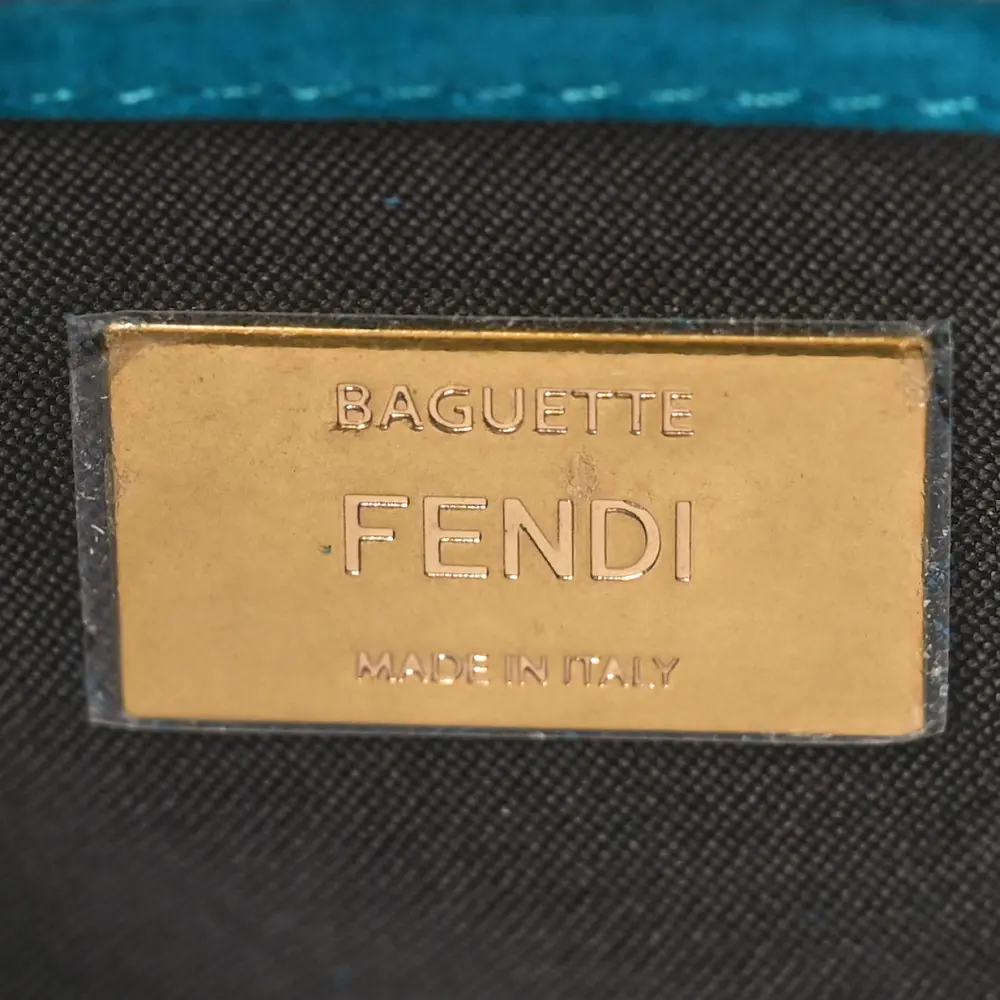 Lushentic Quality Bags - Baguette Ottanio Chamois Leather & Gold Hardware - Image 2