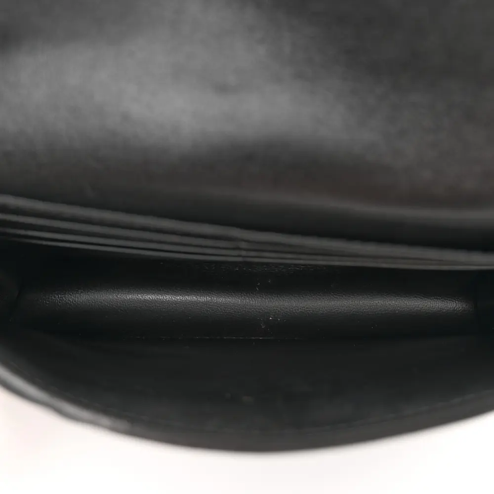 Lushentic Grade Designer Bags: FF Embossed WOC in Black Matisse Leather - Image 7