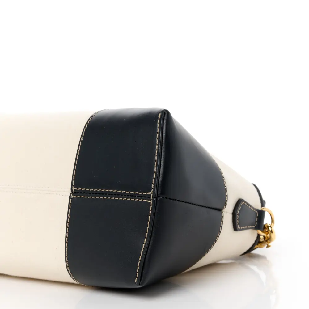 Lushentic Grade Replicas Boston Bag - Grezzo Black Canvas & Leather - Image 6