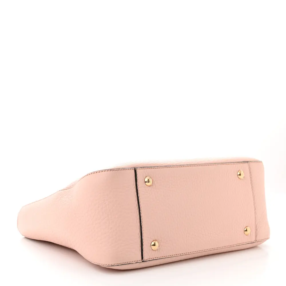 Lushentic Bag Small FF Tote Cipria Cuoio Romano Leather Gold Hardware - Image 6