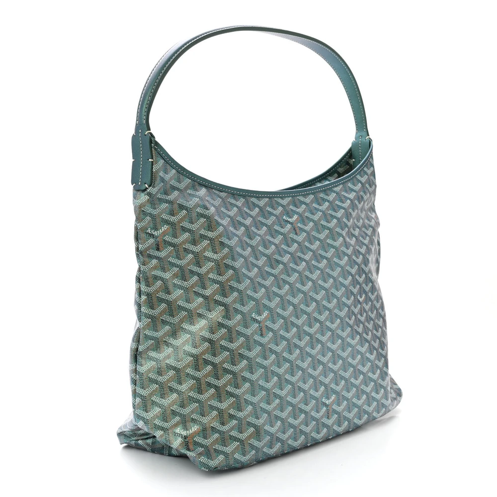 Lushentic Grade Handbags - Boheme Hobo PM in Pearly Green Canvas - Image 3