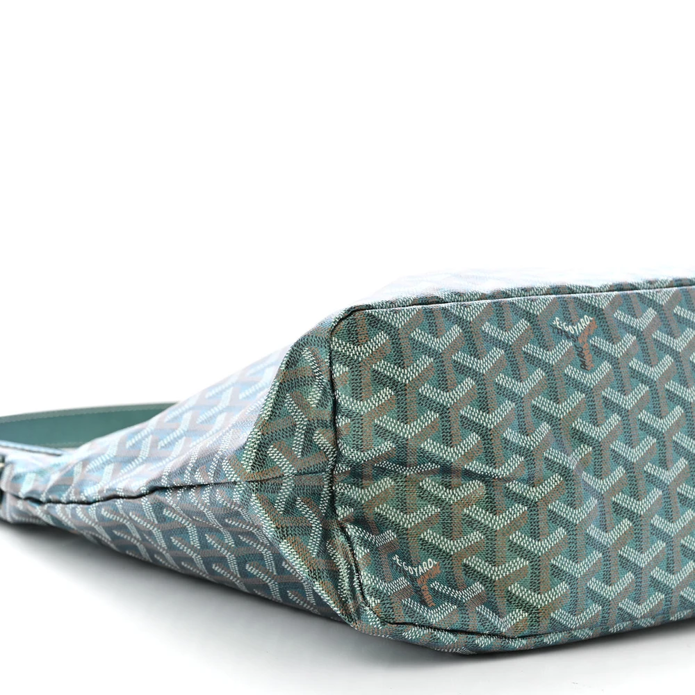 Lushentic Grade Handbags - Boheme Hobo PM in Pearly Green Canvas - Image 4