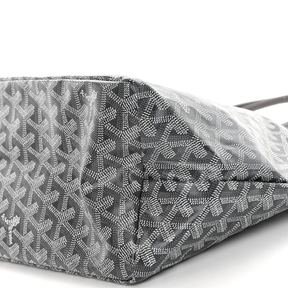 Buy Lushentic Grade Bags - Saint Louis Tote PM Grey Goyardine Canvas - Image 3