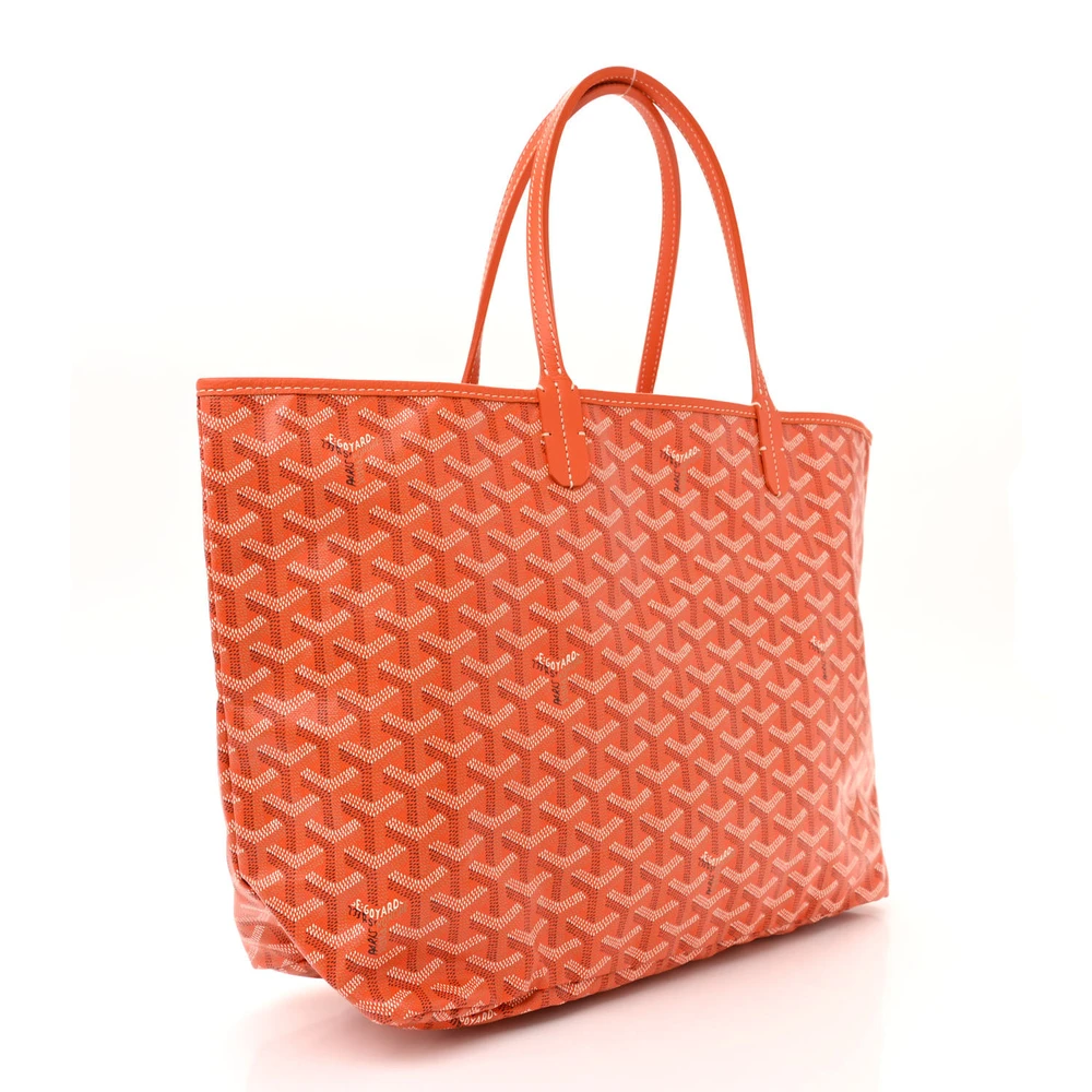 Buy Lushentic Grade Bags - Saint Louis Tote PM Orange Goyardine Canvas - Image 3