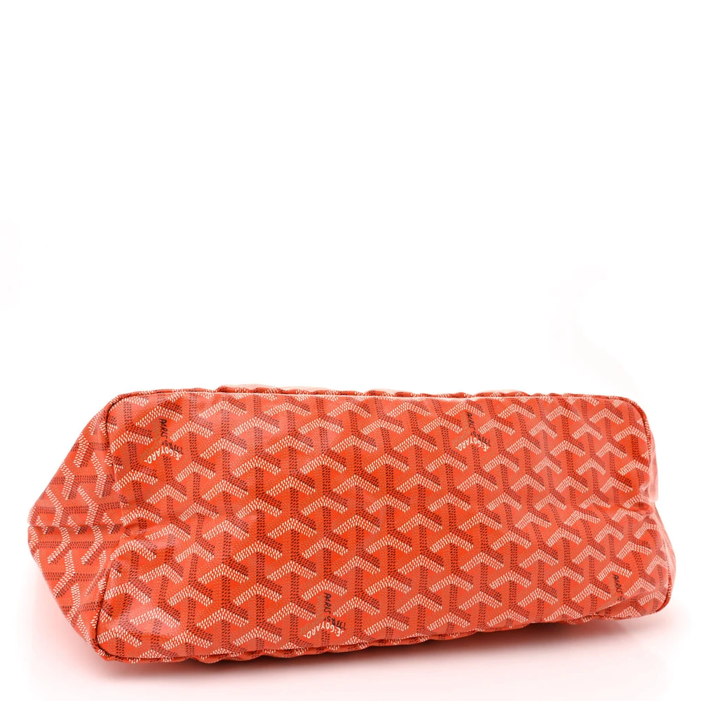 Buy Lushentic Grade Bags - Saint Louis Tote PM Orange Goyardine Canvas - Image 6