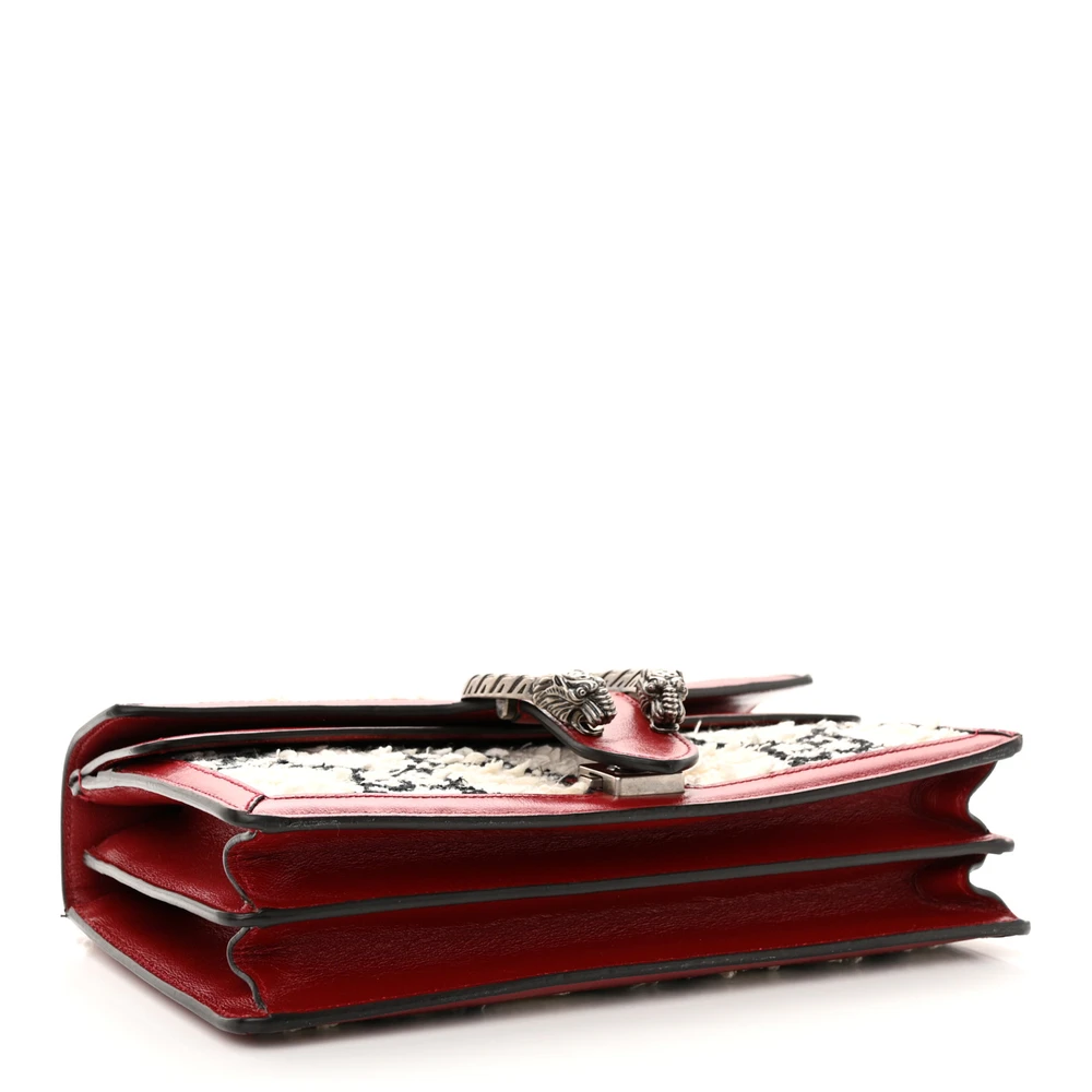 Lushentic Grade Small Dionysus Shoulder Bag White Black Romantic Cherry - Image 6