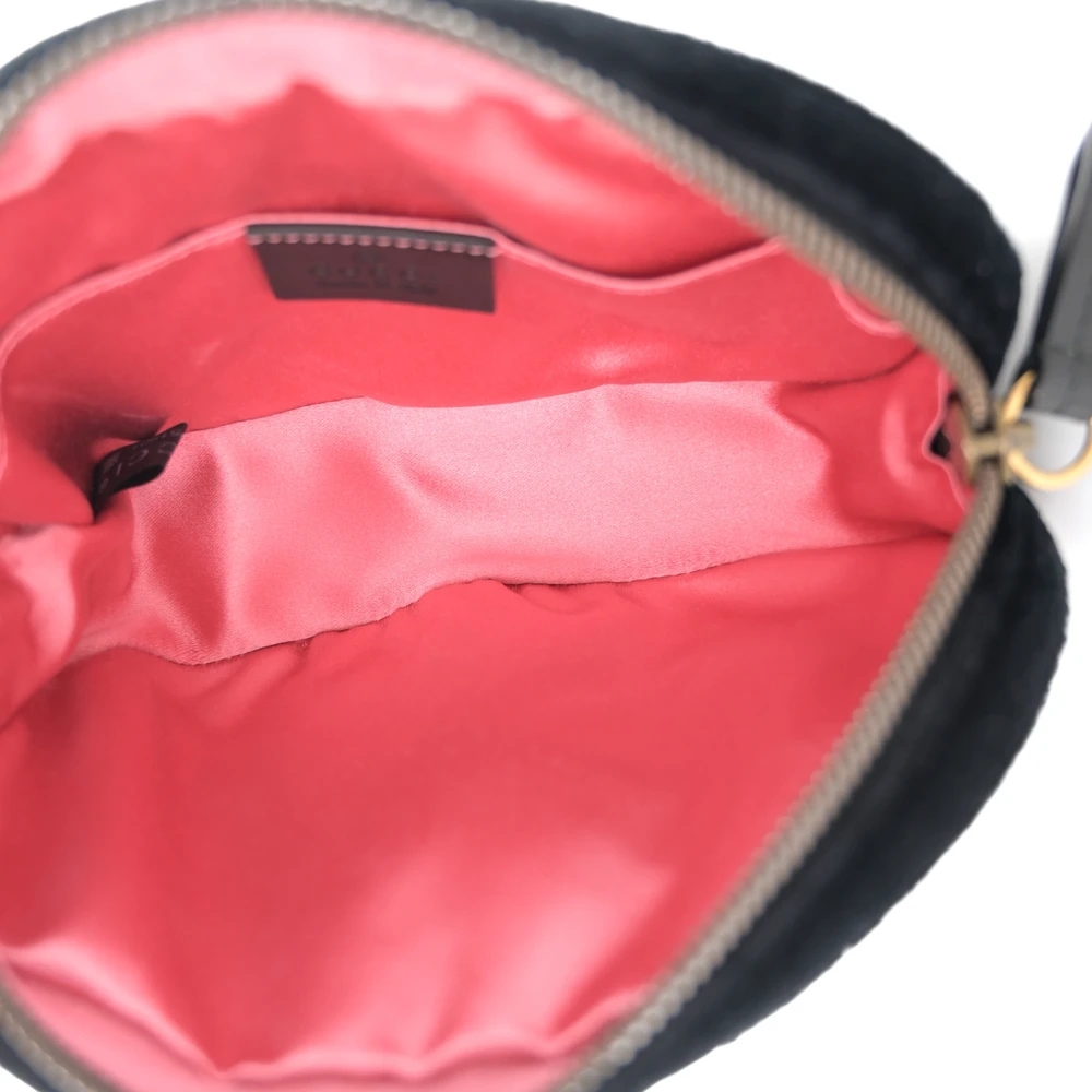 Lushentic Grade Replica Bags: Small GG Marmont Belt Bag in Black Velvet - Image 7