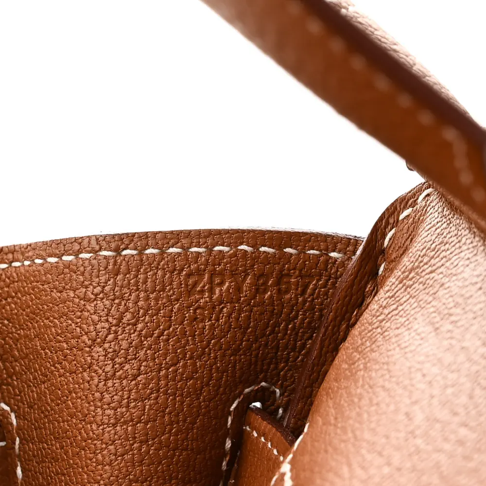 Lushentic Hermès Birkin 30 Gold Togo Leather Palladium Silver Hardware - Image 8