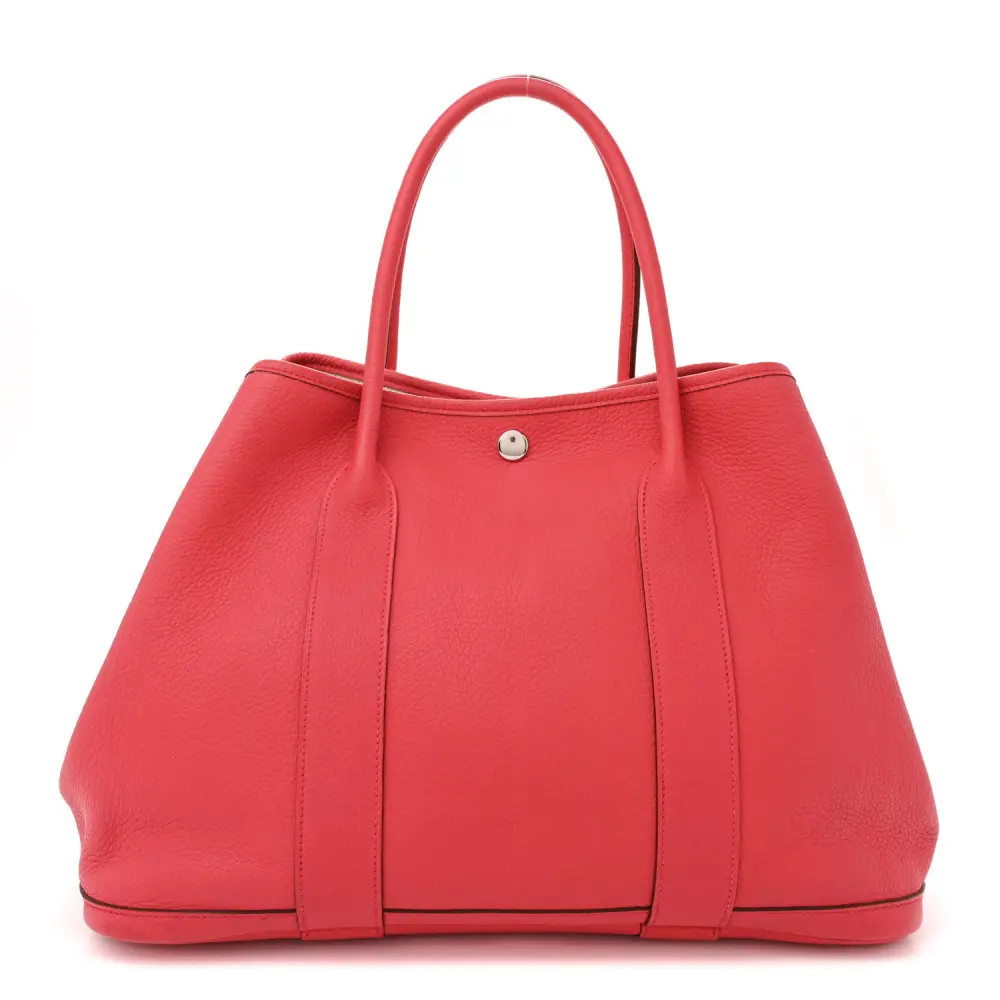 Lushentic Hermès Garden Party 36 MM Bougainvillea Negonda Leather Front