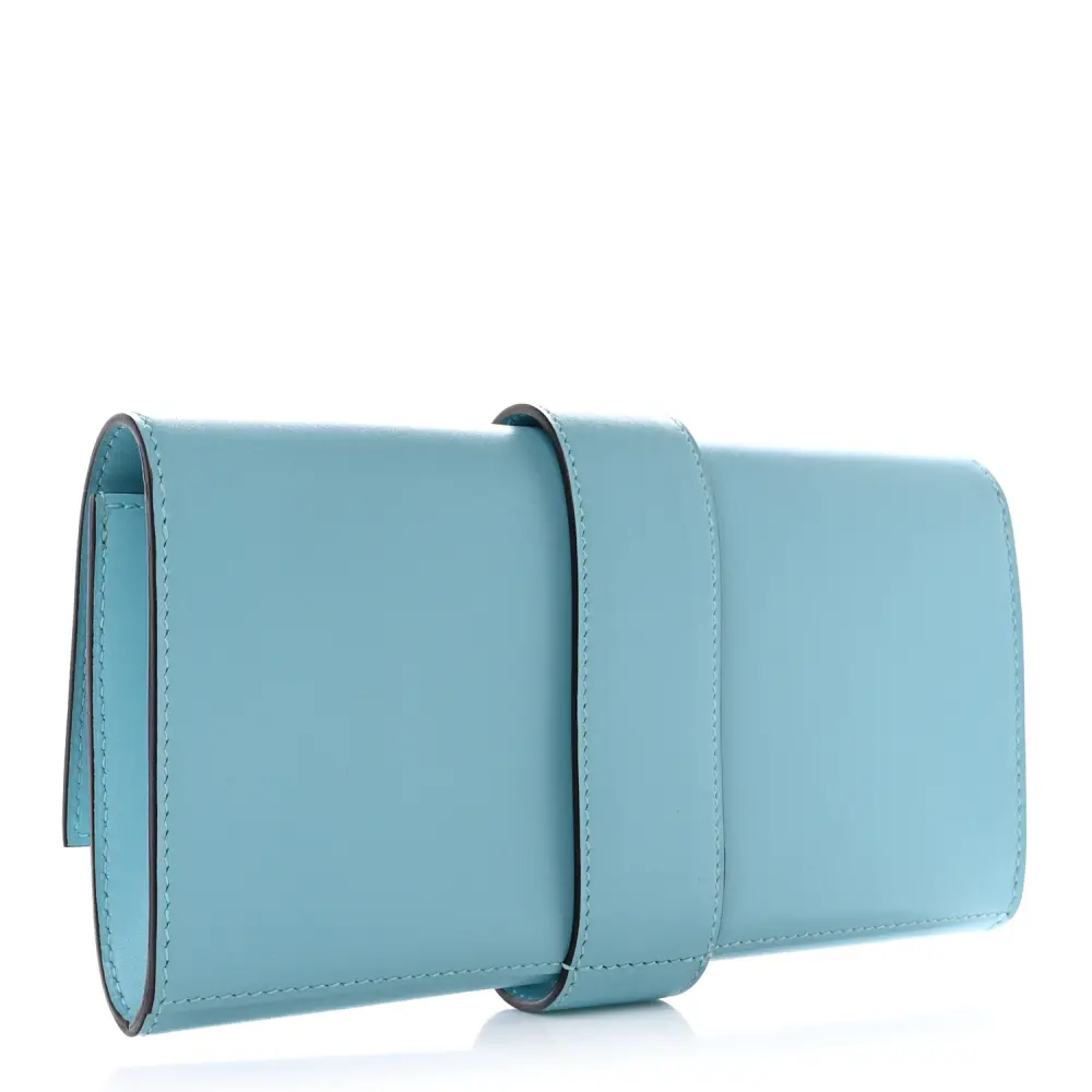 Replica Handbag Store Medor 23 Clutch Bleu Atoll Tadelakt Leather - Image 3