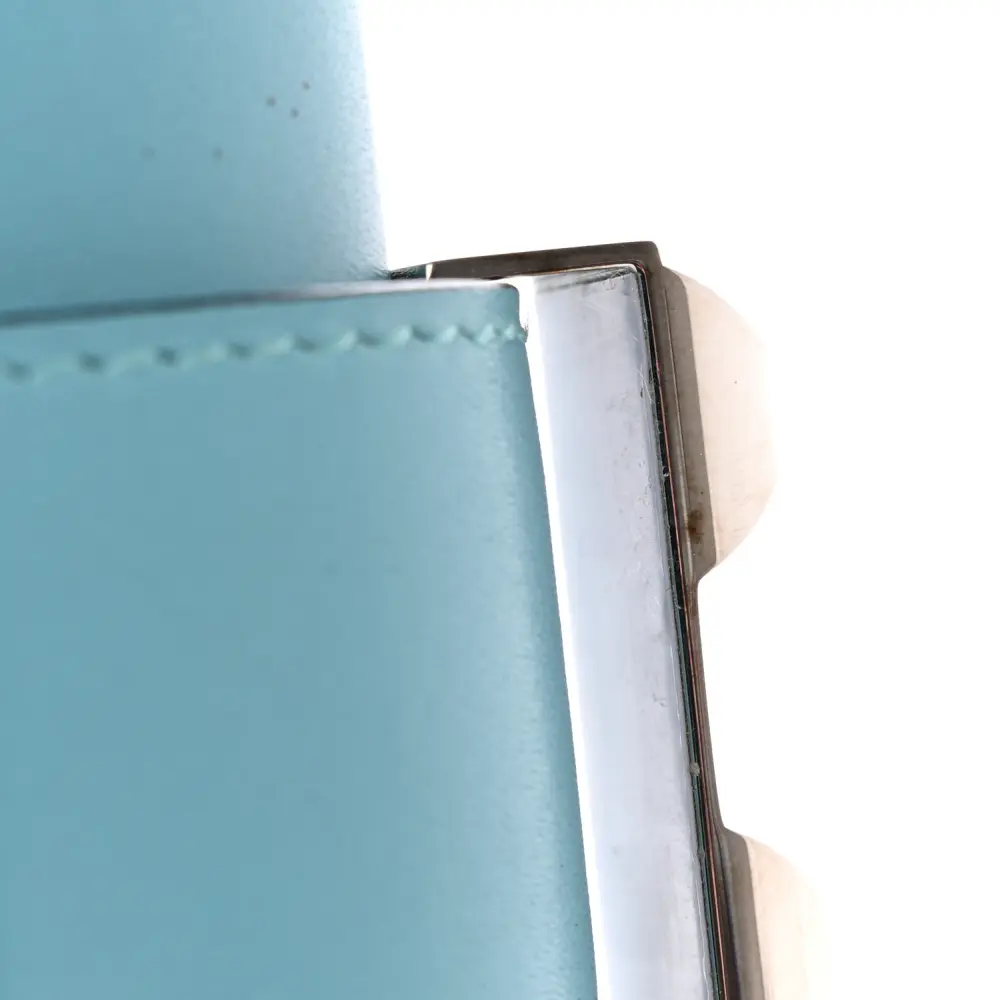 Replica Handbag Store Medor 23 Clutch Bleu Atoll Tadelakt Leather - Image 7