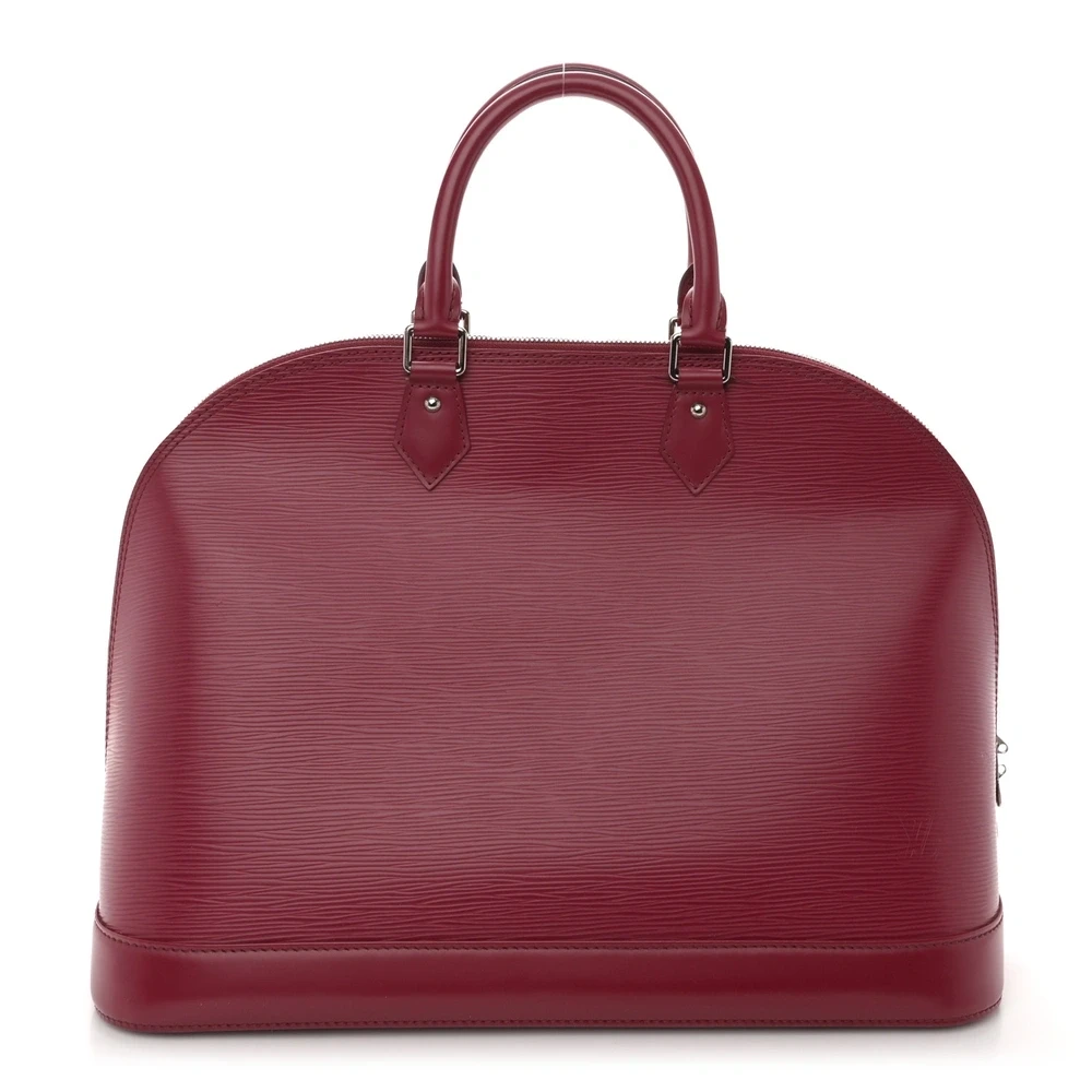Lushentic Louis Vuitton Alma GM Fuchsia Epi Leather Silver Hardware Front