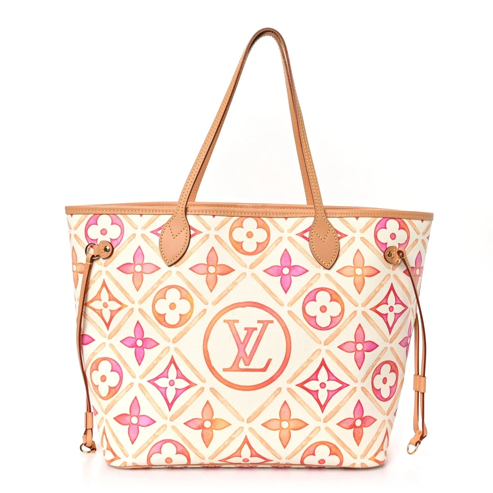 Lushentic Louis Vuitton By The Pool 2.0 Neverfull MM Coral Giant Monogram Canvas Front