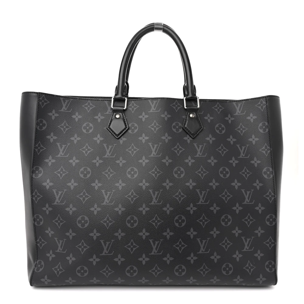 Lushentic Louis Vuitton Grand Sac GM Monogram Eclipse Canvas Front