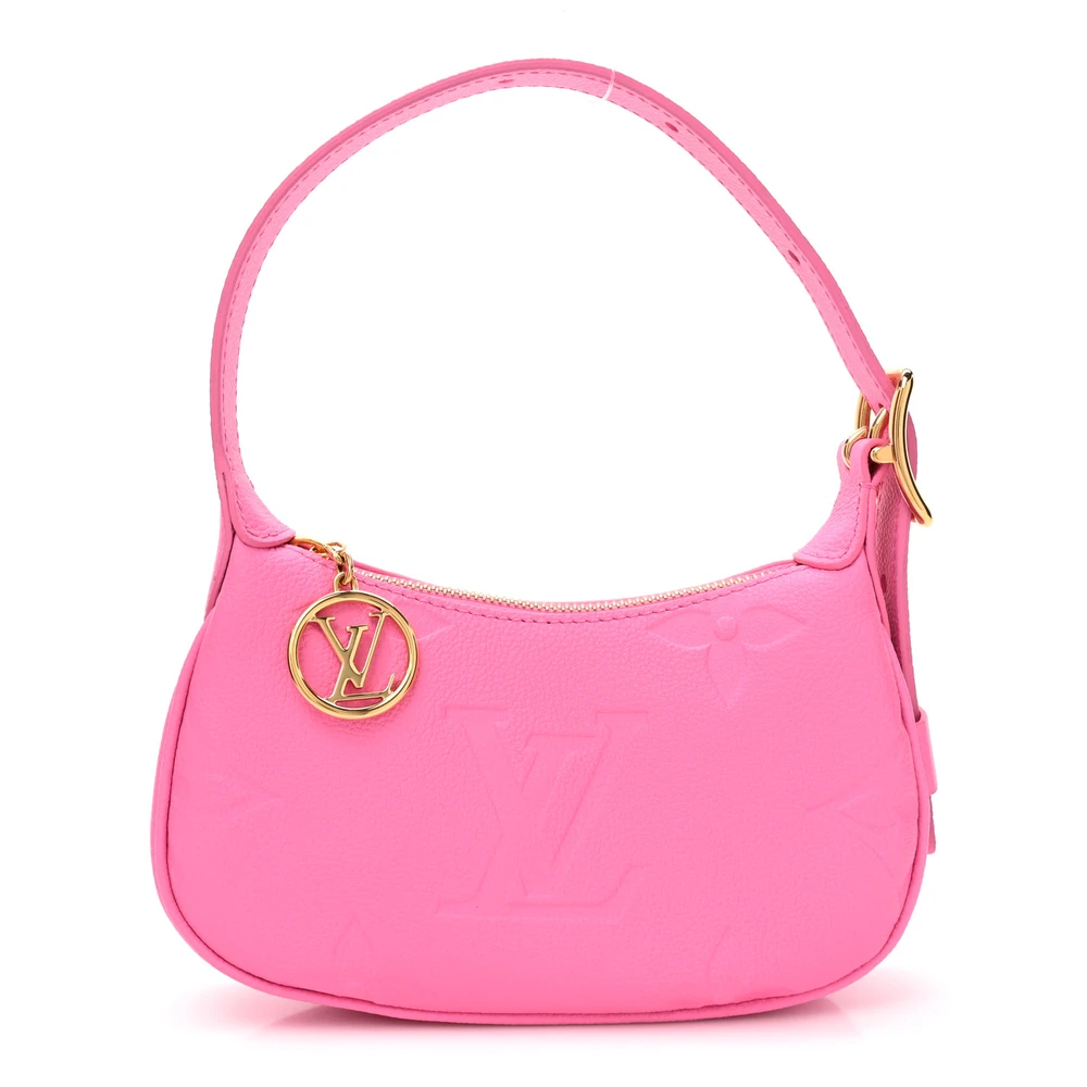 Lushentic Louis Vuitton Mini Moon Rose Lollipop Monogram Empreinte Leather Gold Hardware Front