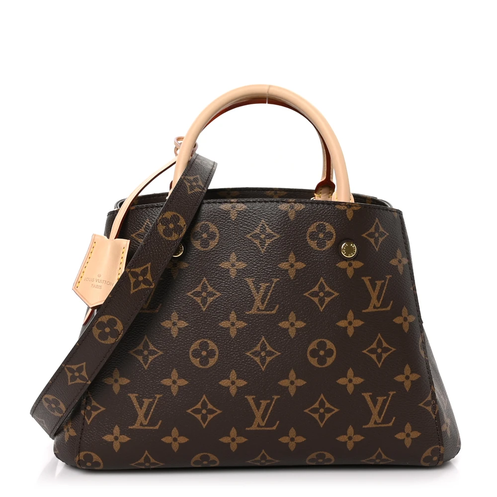 Lushentic Louis Vuitton Montaigne BB Monogram Canvas Front