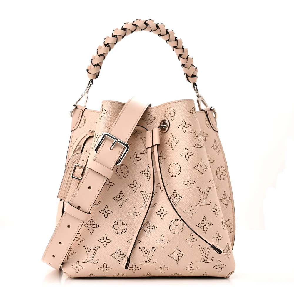 Lushentic Louis Vuitton Muria Coquille Mahina Leather Silver Hardware Front