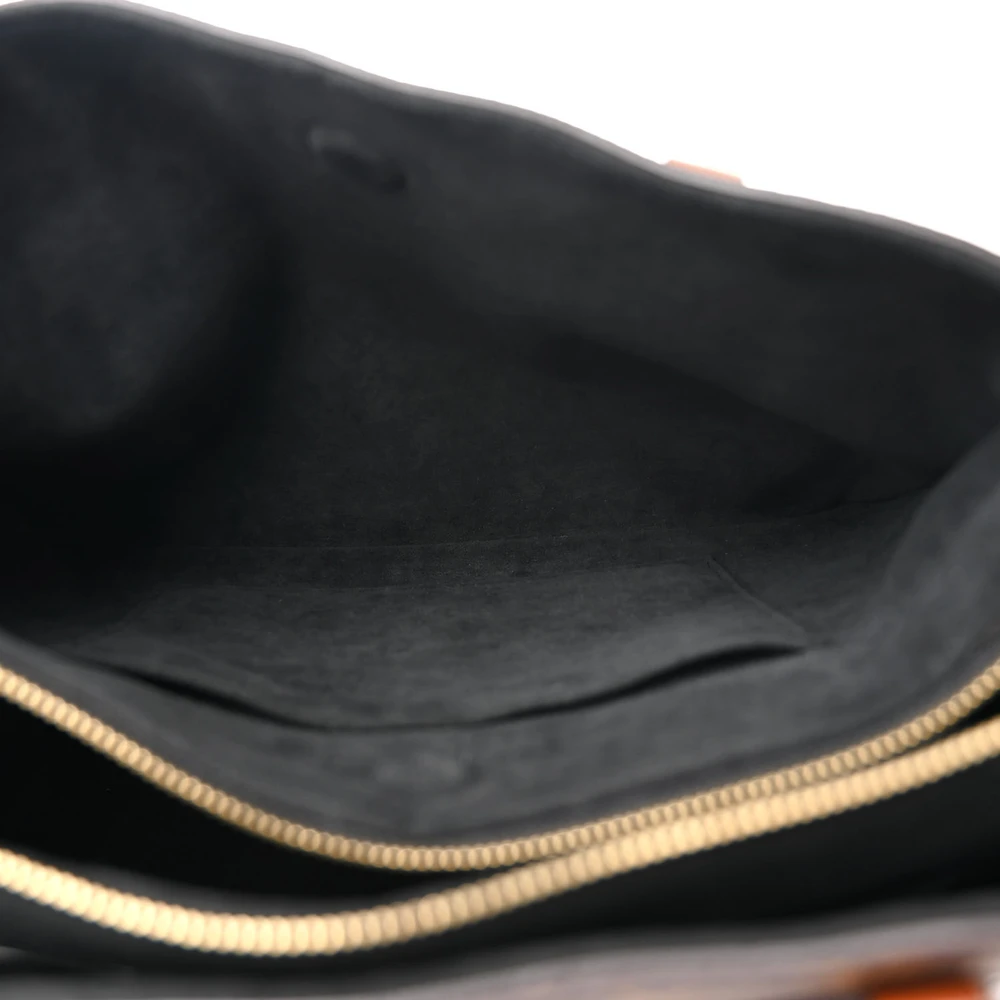 Lushentic Handbag Vendome MM Black Monogram Canvas Gold Hardware - Image 7