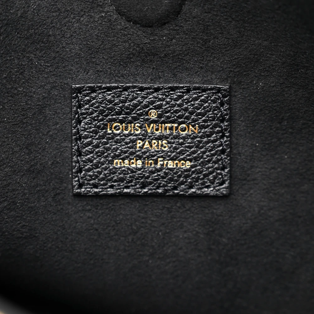 Lushentic Handbag Vendome MM Black Monogram Canvas Gold Hardware - Image 2