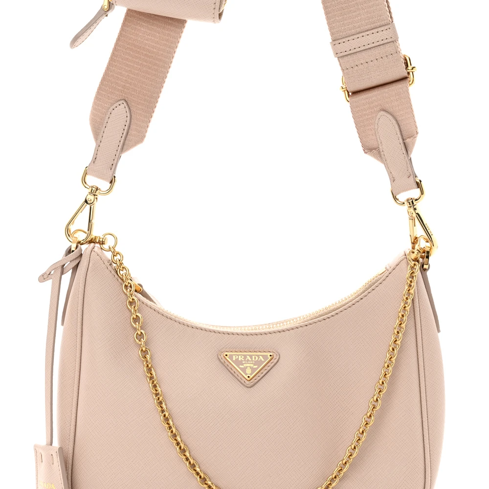 Lushentic Medium Re Edition 2005 Shoulder Bag Cammeo Beige - Image 8