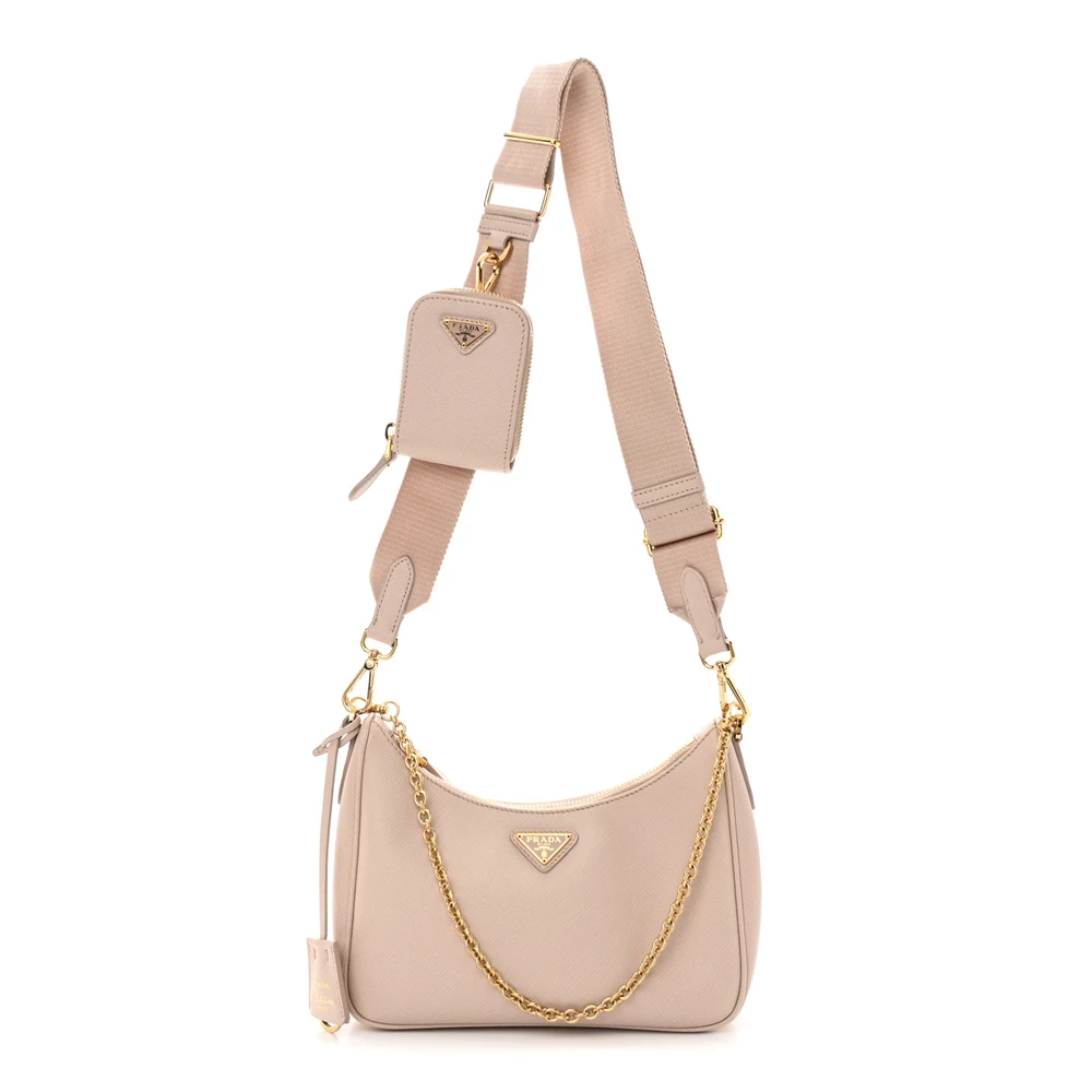 Lushentic Medium Re Edition 2005 Shoulder Bag Cammeo Beige