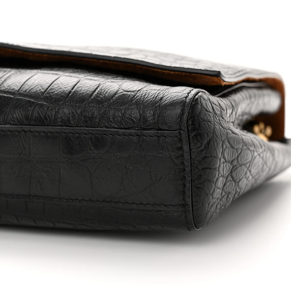 Lushentic Quality Handbags - Medium Kate Satchel in Black Leather - Image 5