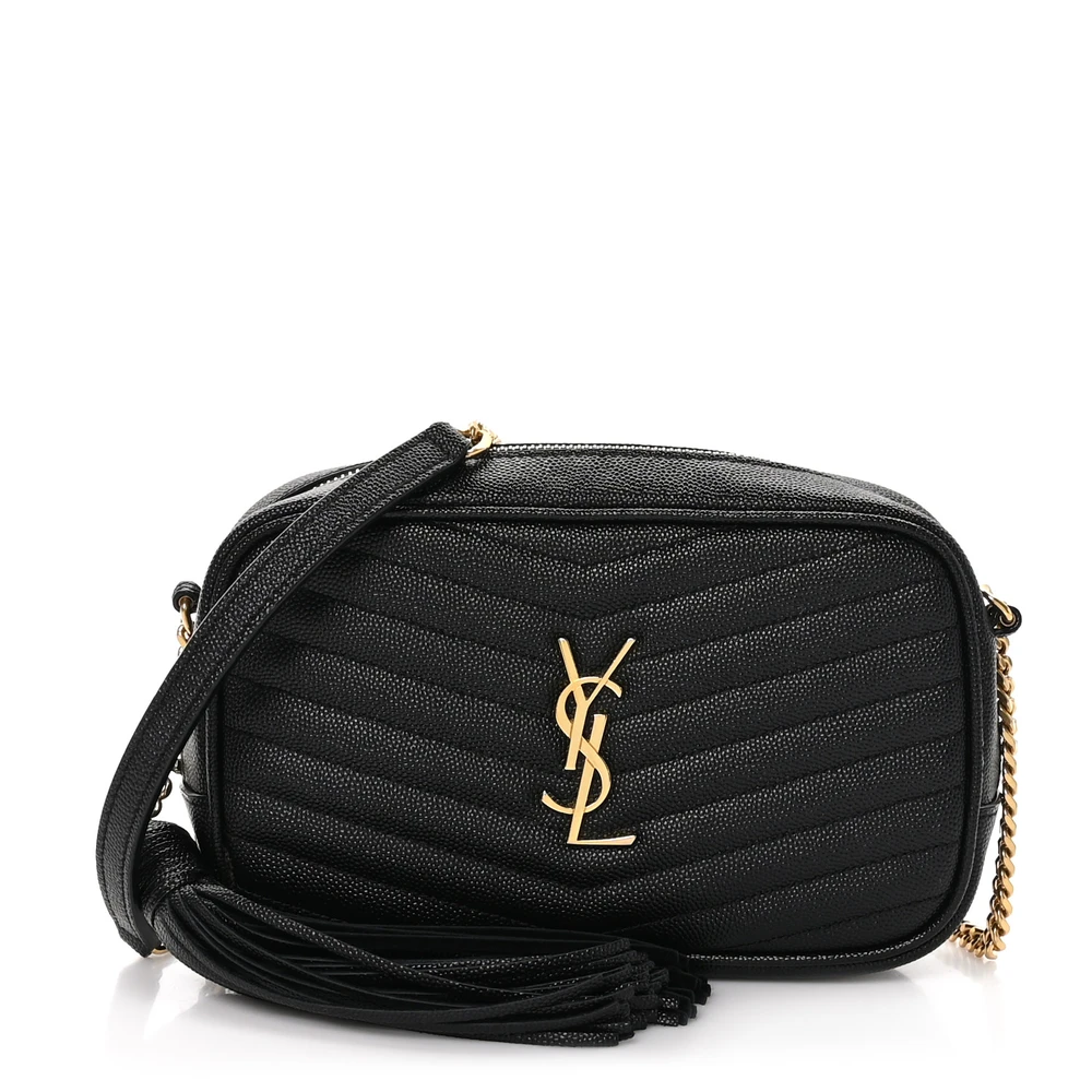 Lushentic Grade Bag Mini Lou Camera Bag Black Monogram Grain