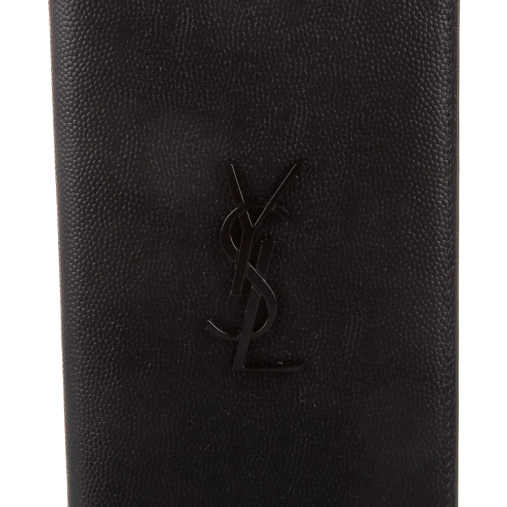Lushentic Small Bifold Wallet - Black Saffiano Leather